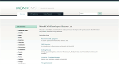 Desktop Screenshot of developers.monkcms.com